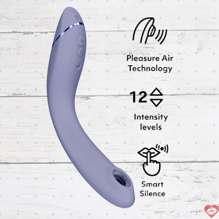 Womanizer OG Pleasure Air hút G-spot tím rung 17.6cm