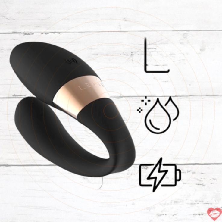 Lelo Tiani Harmony app đôi rung đen silicone