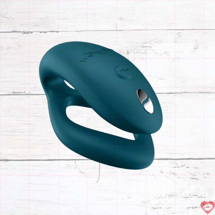 We-Vibe Sync O Thú Cưỡi Cặp Đôi Rung Xanh Nhung