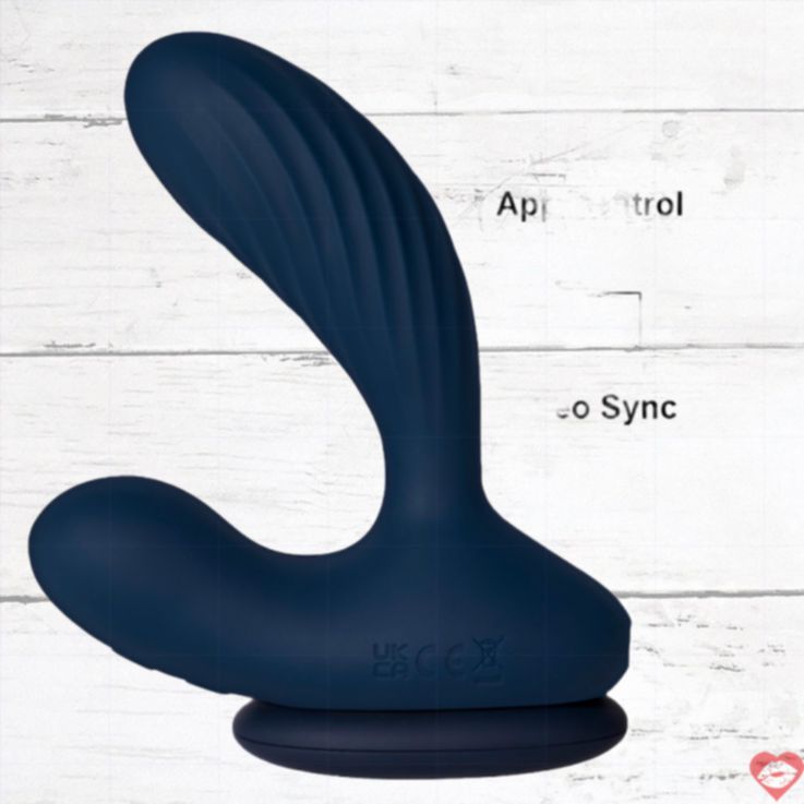 SVAKOM Vick Neo 2 Prostate Hâm Nóng Xoay 10cm Xanh