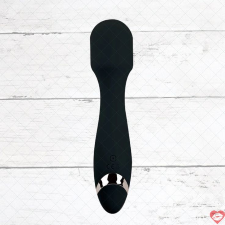 Erokay Delight Her massage rod đen silicone rung ướt át mạnh