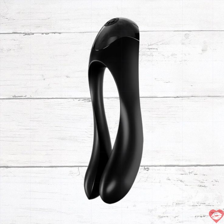 Satisfyer kẹo mút rung đen mini waterproof