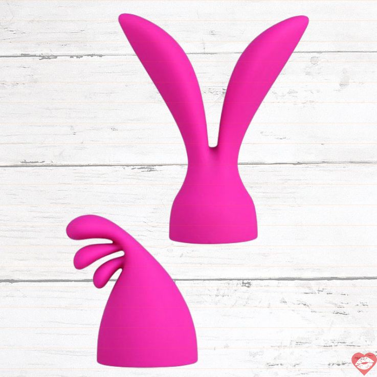 Palmpower Pleasure đầu套 silicone 2pcs massage đa năng