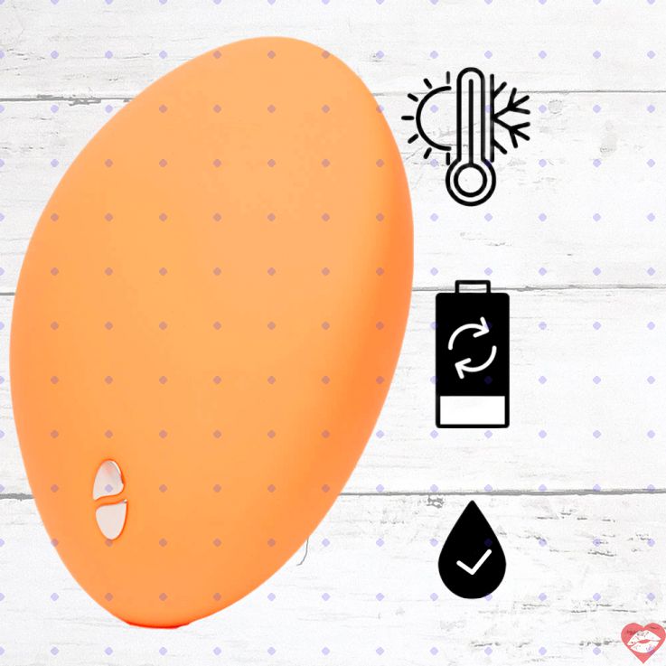 We-Vibe Temp vibrator nóng lạnh cam 9.66cm