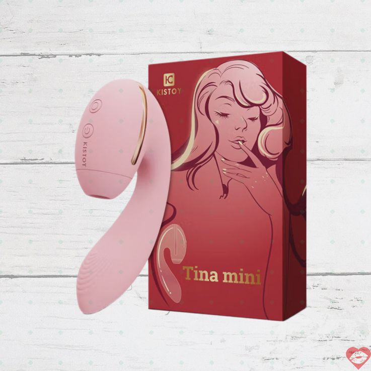 Kisstoy Tina Mini hút G-spot rung mạnh cực phê