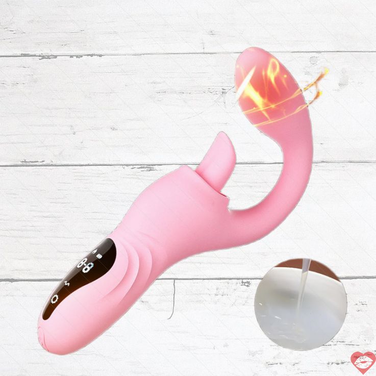 Yeain lưỡi ngọt cong G-spot sưởi rung 9 chế độ nữ thần