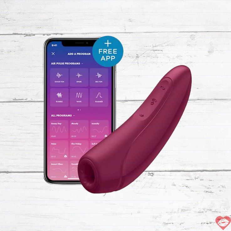 Satisfyer Curvy 1 Air Pulse Clit Siêu Hút App