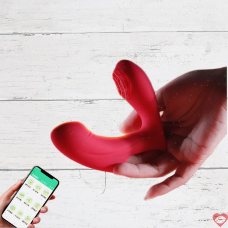ROSE Vibe Ngón Tay Slap App G-Spot Rung Tát Điều Khiển