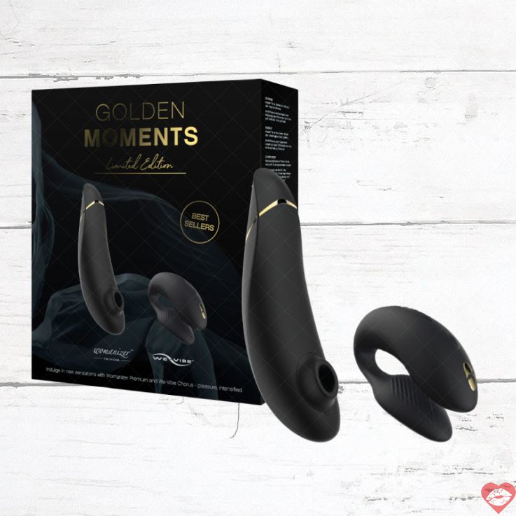 We-Vibe Chorus Womanizer Cặp Đôi Rung Mút Vàng Kim