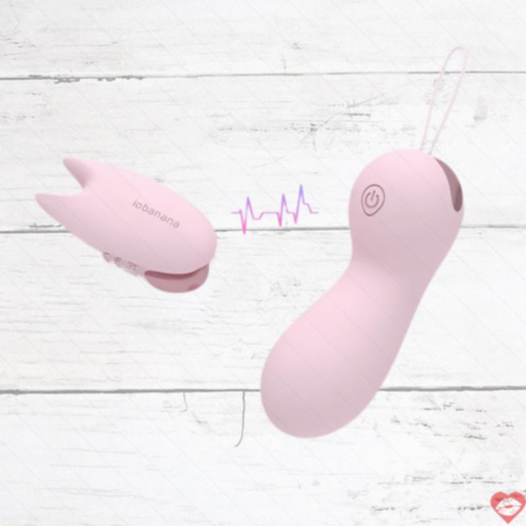 IOBANANA Kẹp Ngón Tay Rung Remote Pelvic Floor Siêu Mạnh