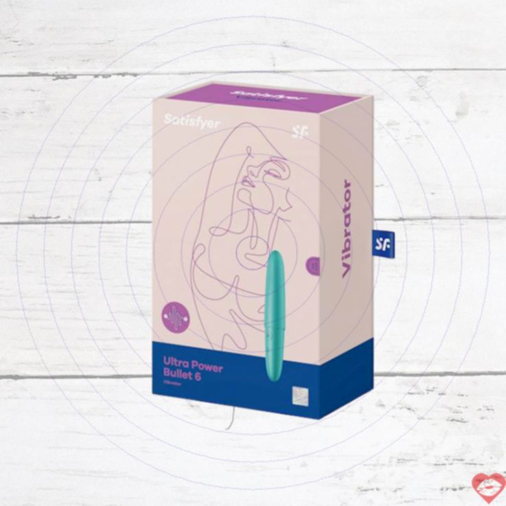 Satisfyer Bullet 6 Xanh Tím 13cm Mạnh Nhỏ