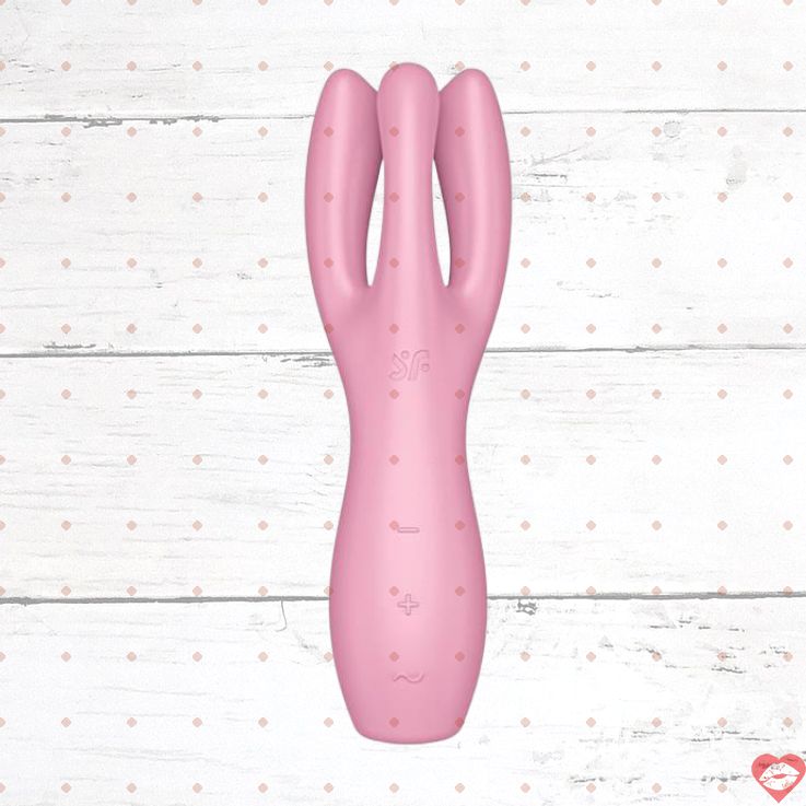 Satisfyer Threesome 3 Mint Hồng Kích Thích 3 Điểm