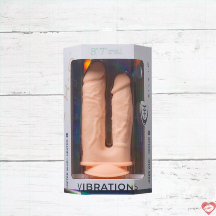 SILEX-D Dildo Rung Kép Double Penetration Mềm Mịn 
