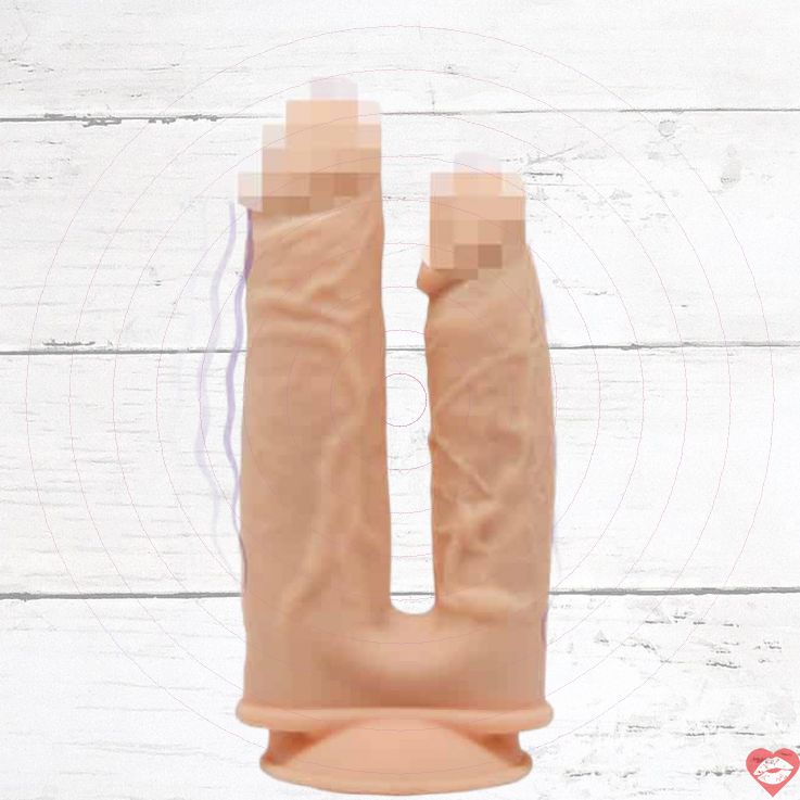 Dildo SilexD Vibro Đôi 19.5cm Da Real Mạnh Mẽ Thăng Hoa 