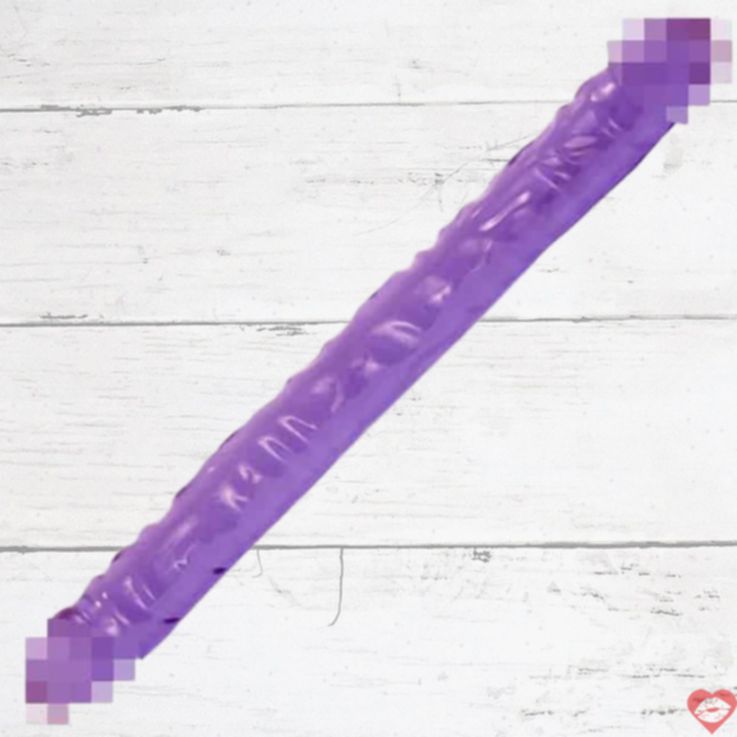 Doc Johnson Đôi Dildo Tím 44.5cm Khoái Cảm 