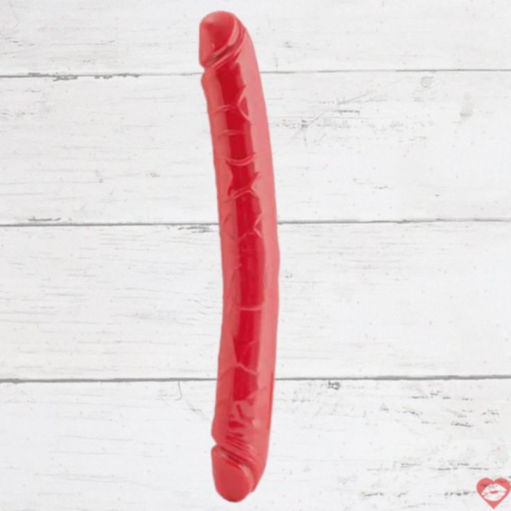 Dildo Toyfa Đôi Đen Đỏ 31cm Lớn 4.2cm Mạnh Mẽ 