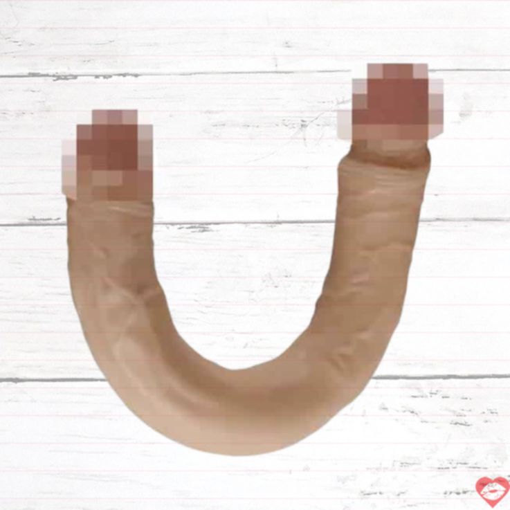 Dildo Đôi TPE Real 39cm Chia Sẻ Vui Vẻ Thật 