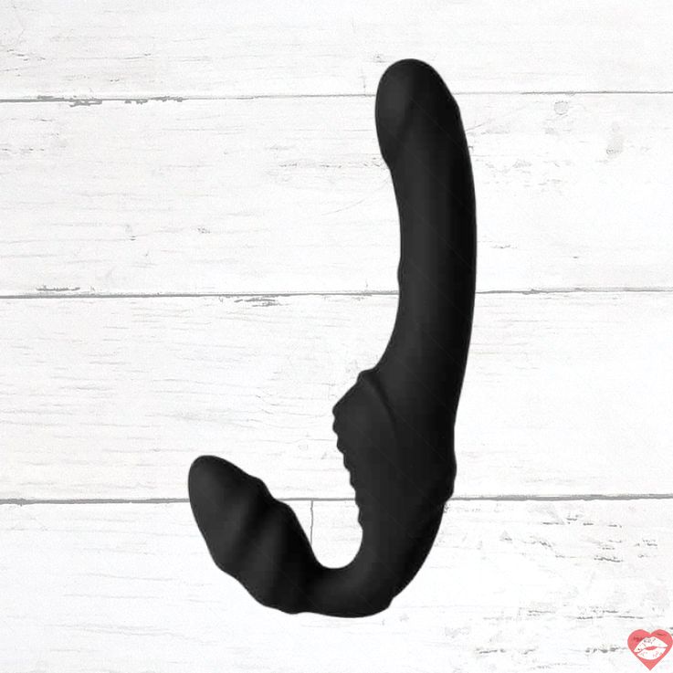 Strap-On Toyfa Rung Đen Đỏ 35cm Đam Mê Cuồng Nhiệt 