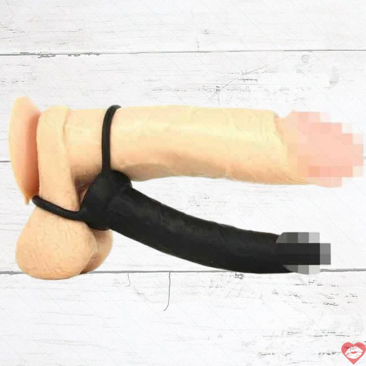CalExotics Double Rider Đen 14cm Silicon Đôi Thâm Nhập 