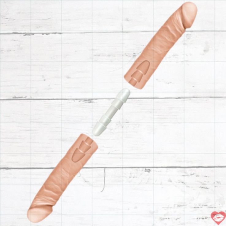 Doc Johnson Double Dildo 40cm, Mềm Mại Siêu Phẩm 