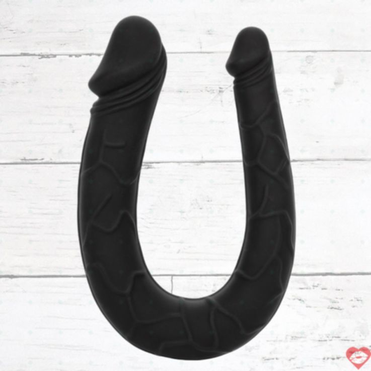 CEN Boundless AC/DC Dildo Kép Đen 34cm Silicone 
