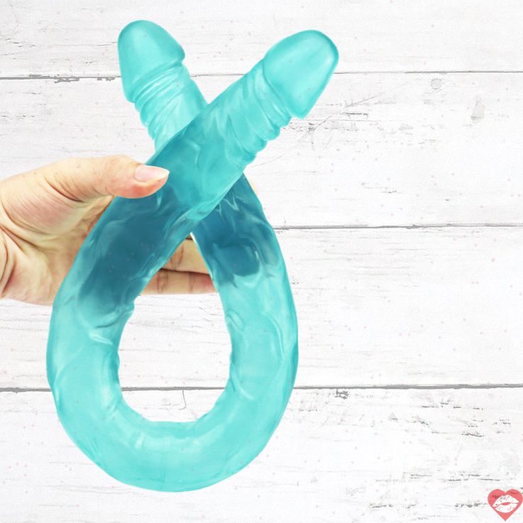 Double Dildo Xanh 22