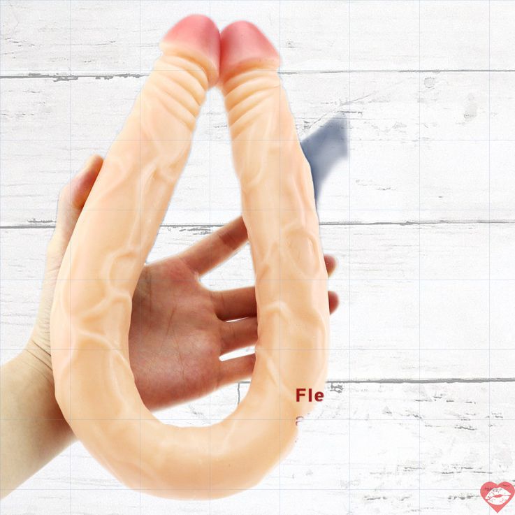 Double End 22 Inch PVC Da Thịt Siêu Dài Đôi Sướng Tột 
