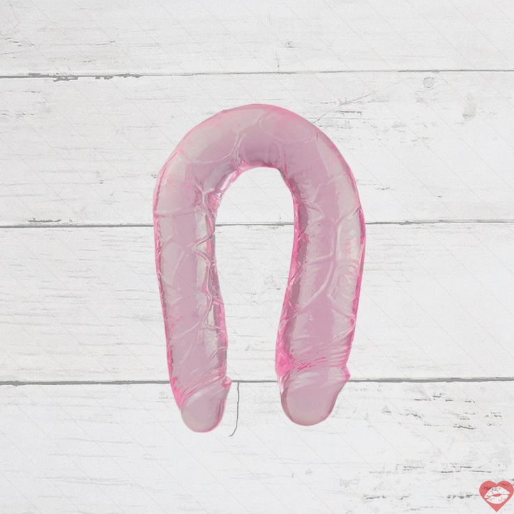Dildo đôi Soft Jelly 2 đầu uốn cong thật khoái cảm sâu 