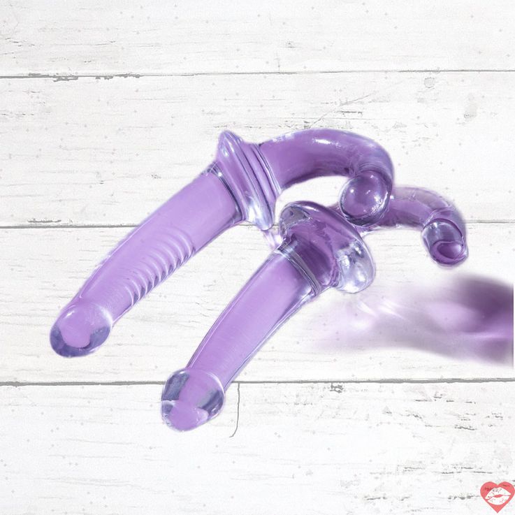 Crystal Strapless Dildo 7 Inch Kính Thực Tế Không Dây Đỉnh 