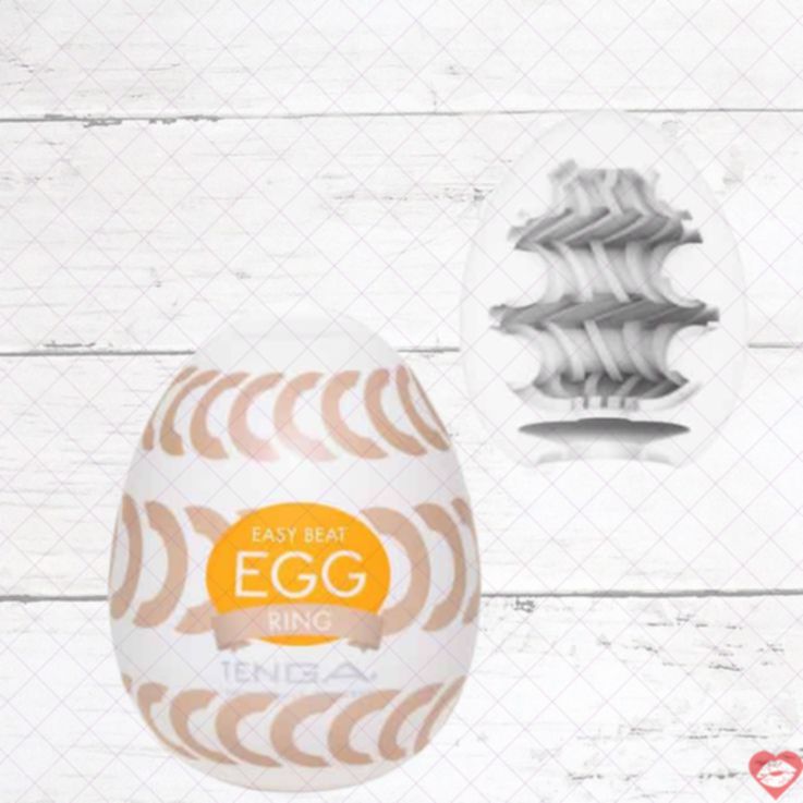 Tenga Egg Wonder Ring Trứng Trắng TPE 6.1cm Bất Ngờ