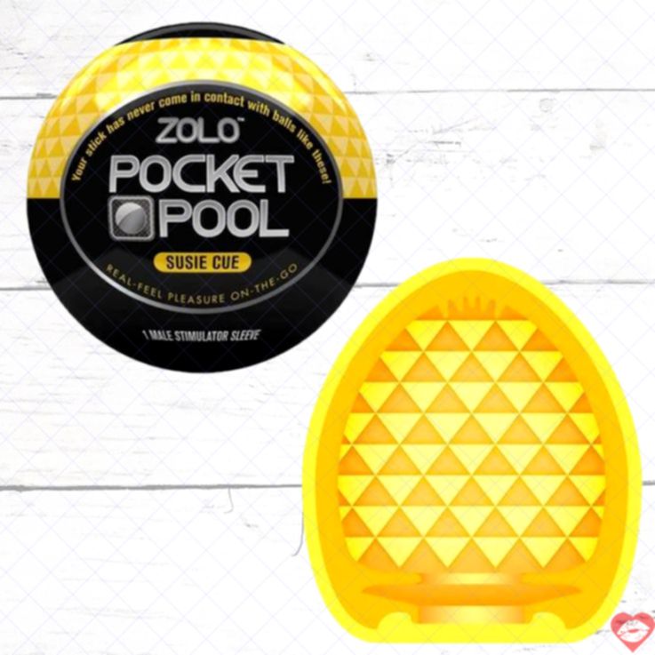Zolo Susie Cue Pocket Pool TPE Trắng Chặt Kịch 