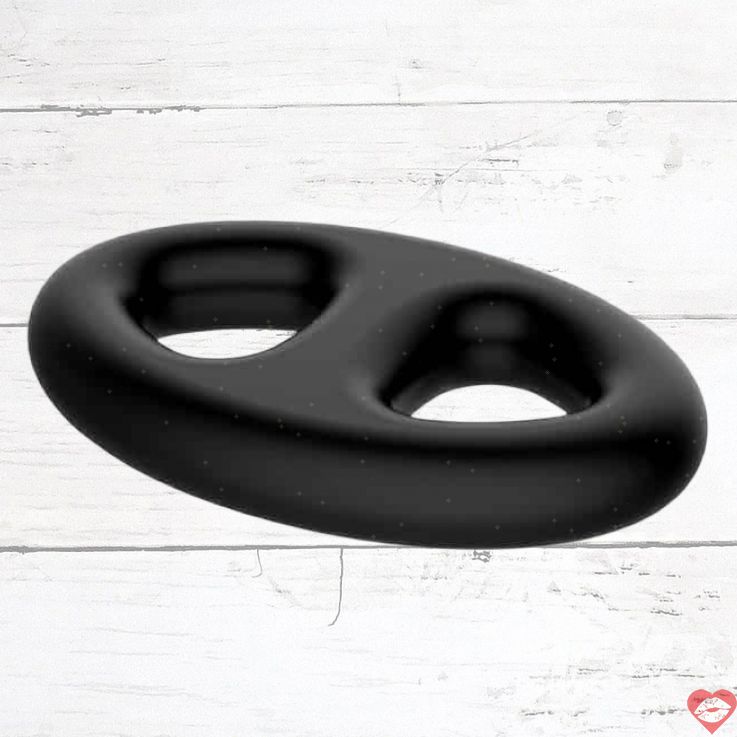 Baile CrazyBull Ring Silicon Đen Đôi