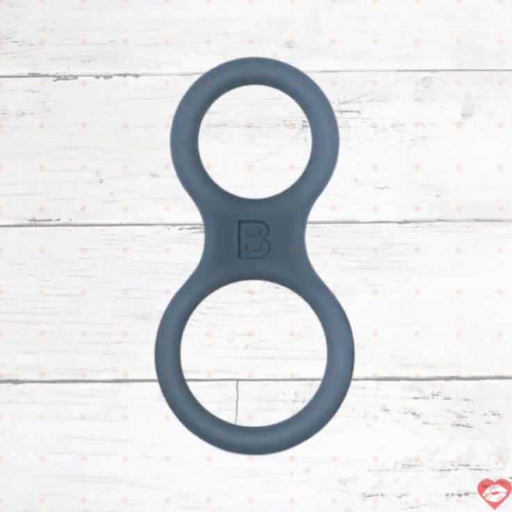 EDC Boners Vòng Đeo Xám Đôi Silicon Nở Lâu 10.5cm 