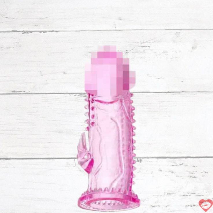 Toyfa Spike Penis Extension Rung Clit Hồng 13.5cm
