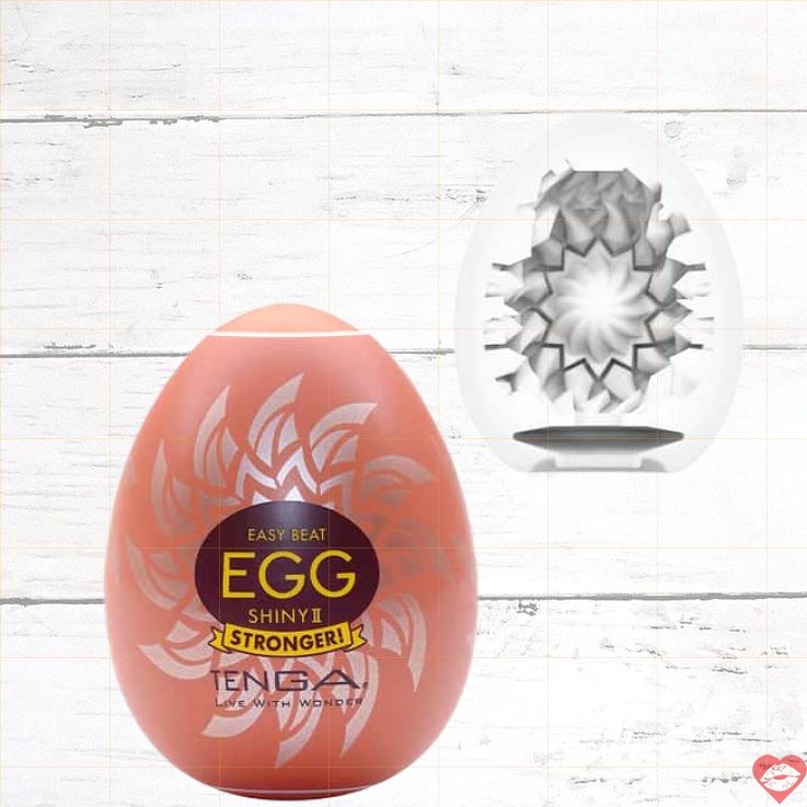 Tenga Egg Hard-Boiled Shiny II Masturbator Trứng Siêu Mềm Mịn
