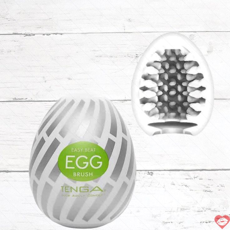 Tenga Egg Brush Trắng 6cm Siêu Mịn Thỏa Mãn