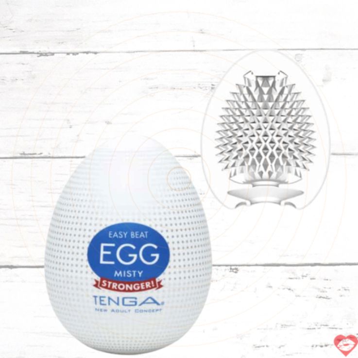Tenga Egg Hard-Boiled Misty Trắng Boiled