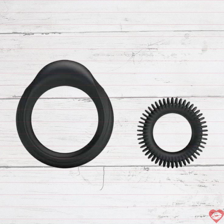 Baile Ring Manhood Nhẫn Cương Đen Set
