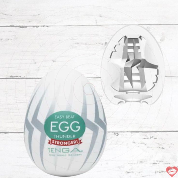 Tenga Egg Hard-Boiled Thunder Trứng Sét Trắng