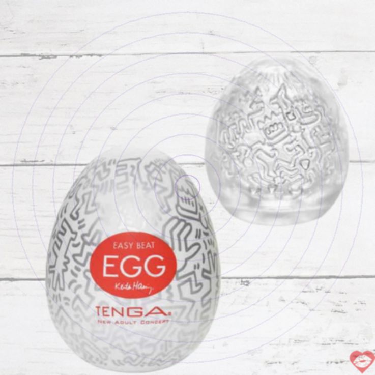 Tenga Egg Keith Haring Party trắng TPE party kích thích