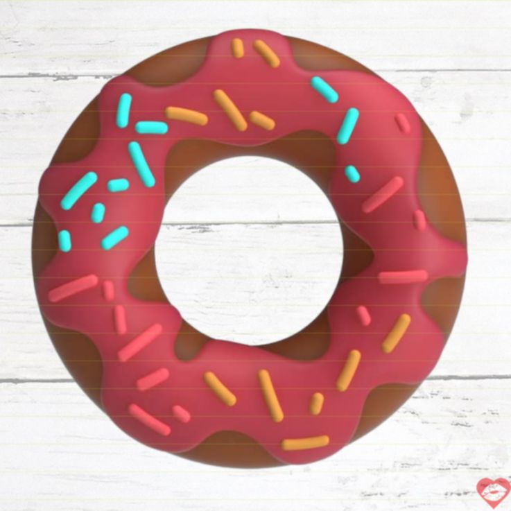Pretty Love Berry Vòng Donut Hồng Siêu Mềm Kéo Dài