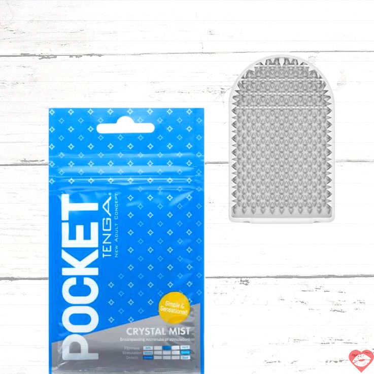 Tenga Crystal Mist Xanh Pocket Masturbator Nhỏ Gọn 