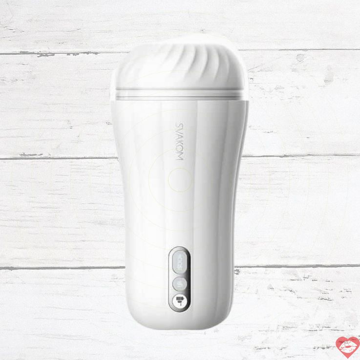 Vibro Masturbator Svakom Robin Trắng Mút Sâu