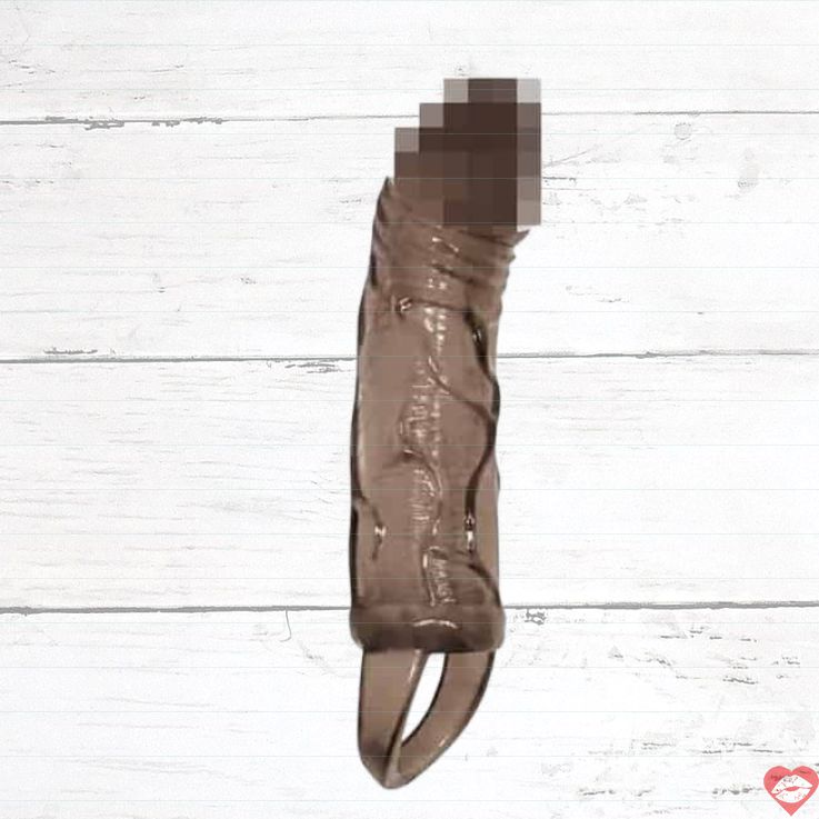 Pretty Love Man Extension Đen TPR 15cm Giữ Moshonka