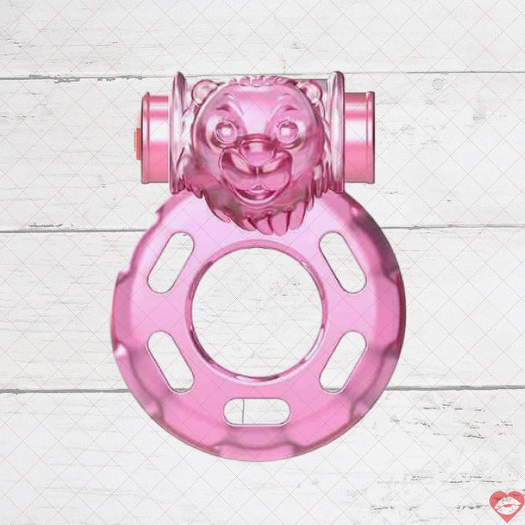 Baile Bear Ring Rung Hồng 1.8cm TPR Dễ Dãn Mạnh