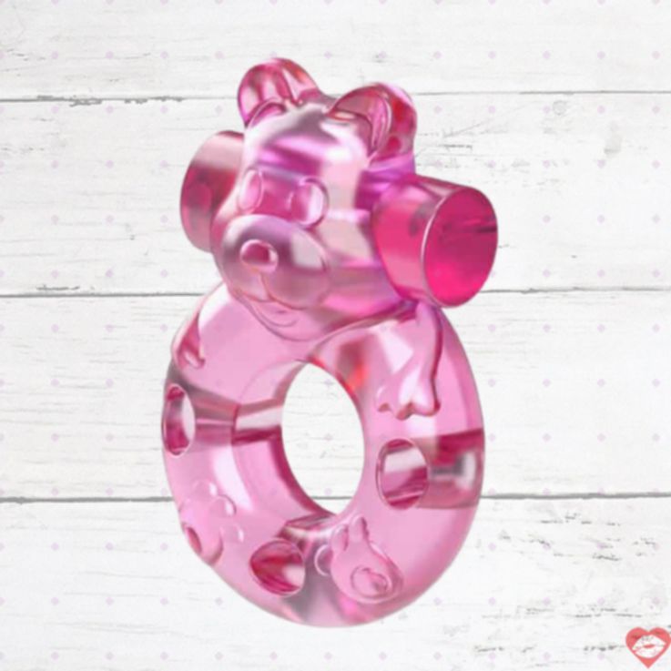 Vibro Ring Baile Gấu Hồng Siêu Mạnh Cứng