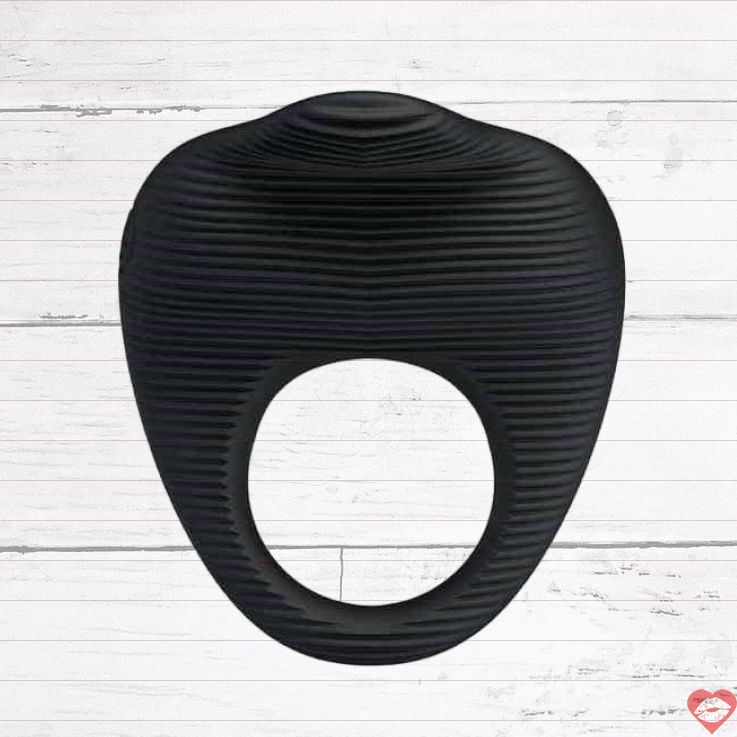 Pretty Love Vibrating Ring Đen Kích Thích Âm Hạch Đôi