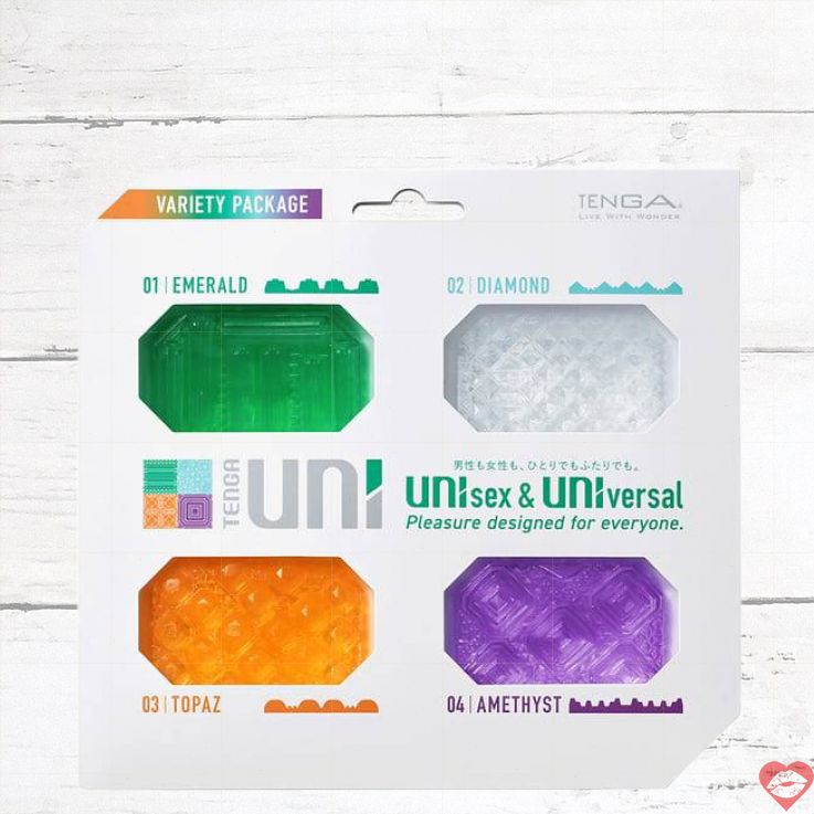 Tenga Uni Variety Pack 4pc Masturbator Cặp Đôi