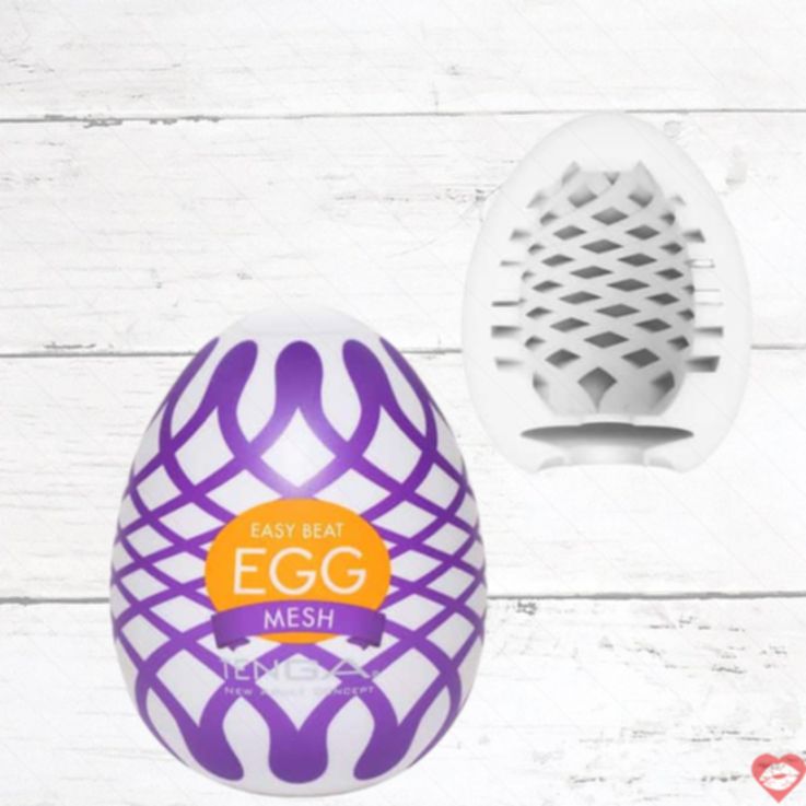 Tenga Egg Mesh Trắng Siêu nhỏ Kích thích mạnh