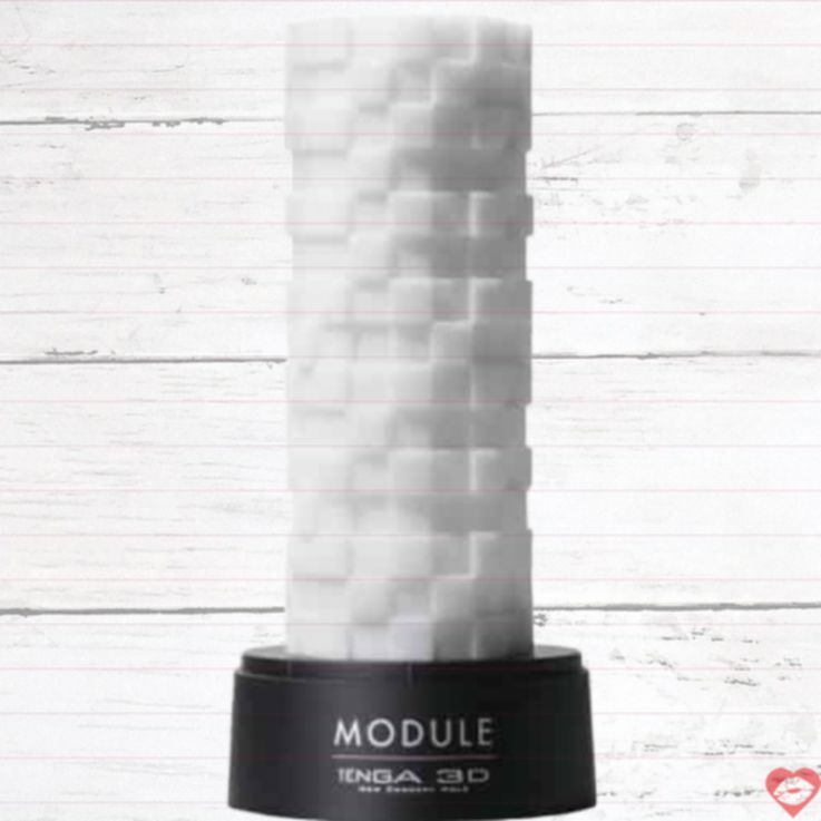 Masturbator Tenga 3D Module Trắng Siêu Thực 11.6cm